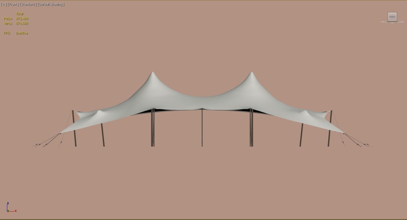 Bedouin Tent 3D model_8