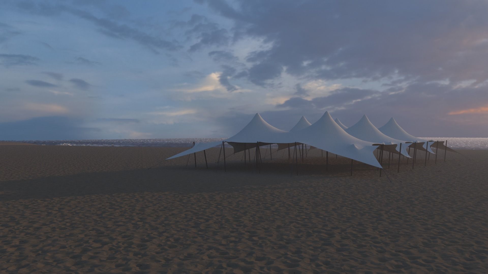 Bedouin Tent 3D model_5