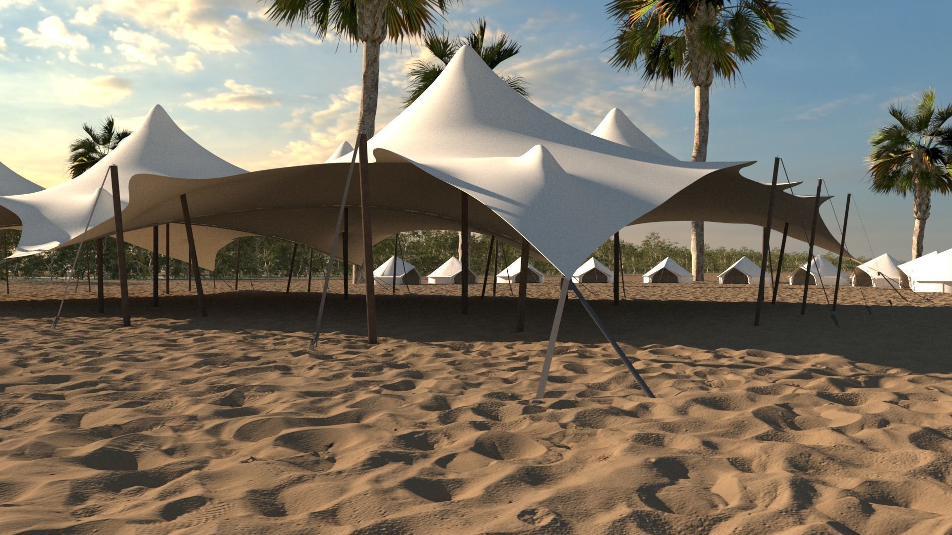 Bedouin Tent 3D model_1