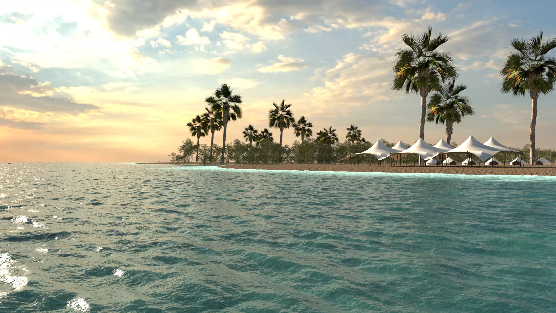 Bedouin Tent 3D model_0