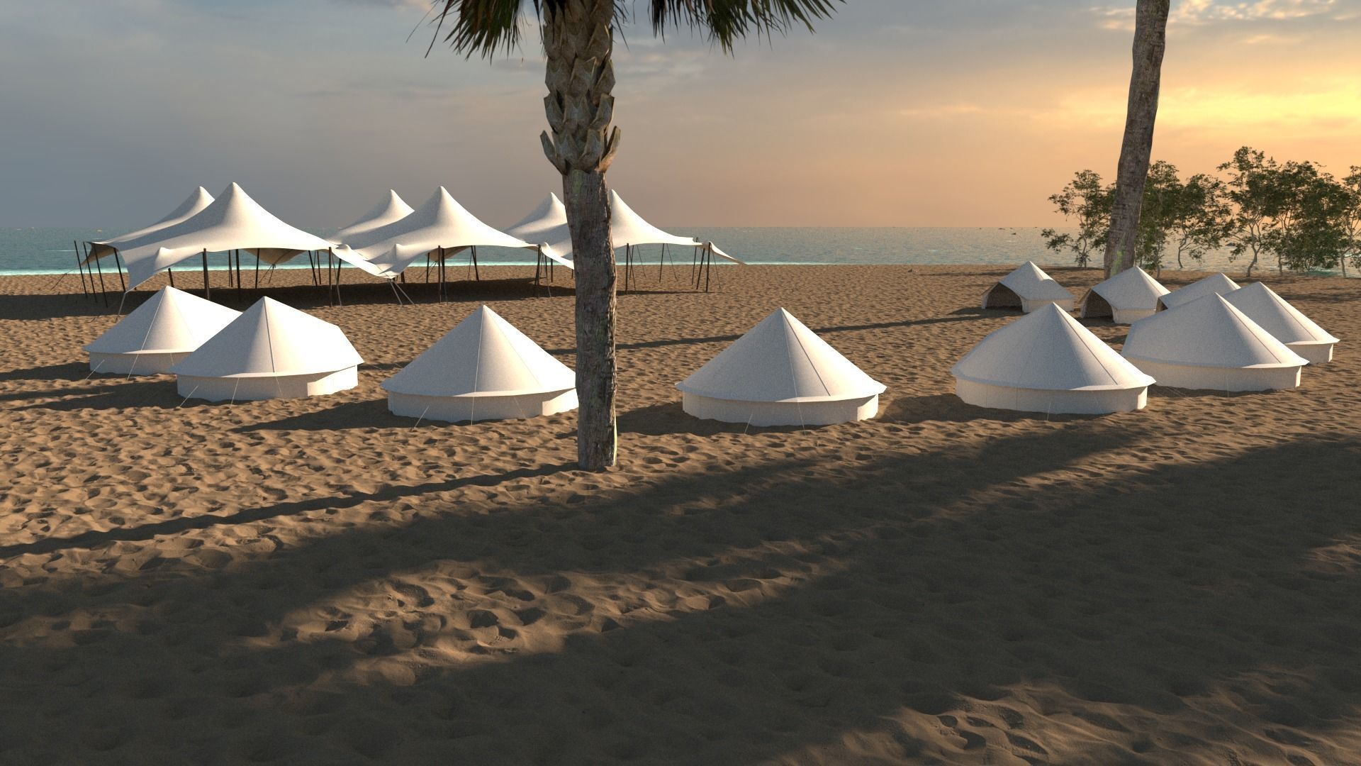 Bedouin Tent 3D model_2