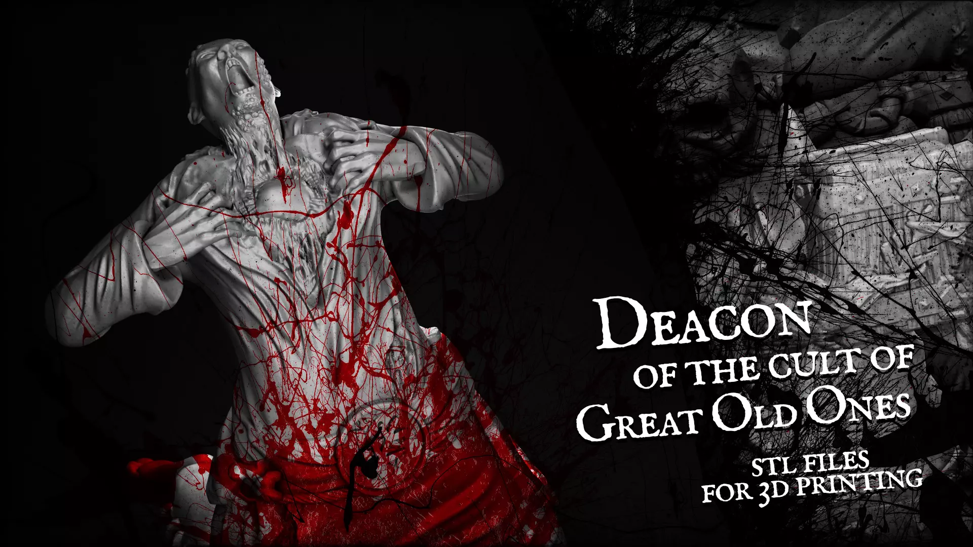 Deacon of the Cult of Great Old Ones 3D print model