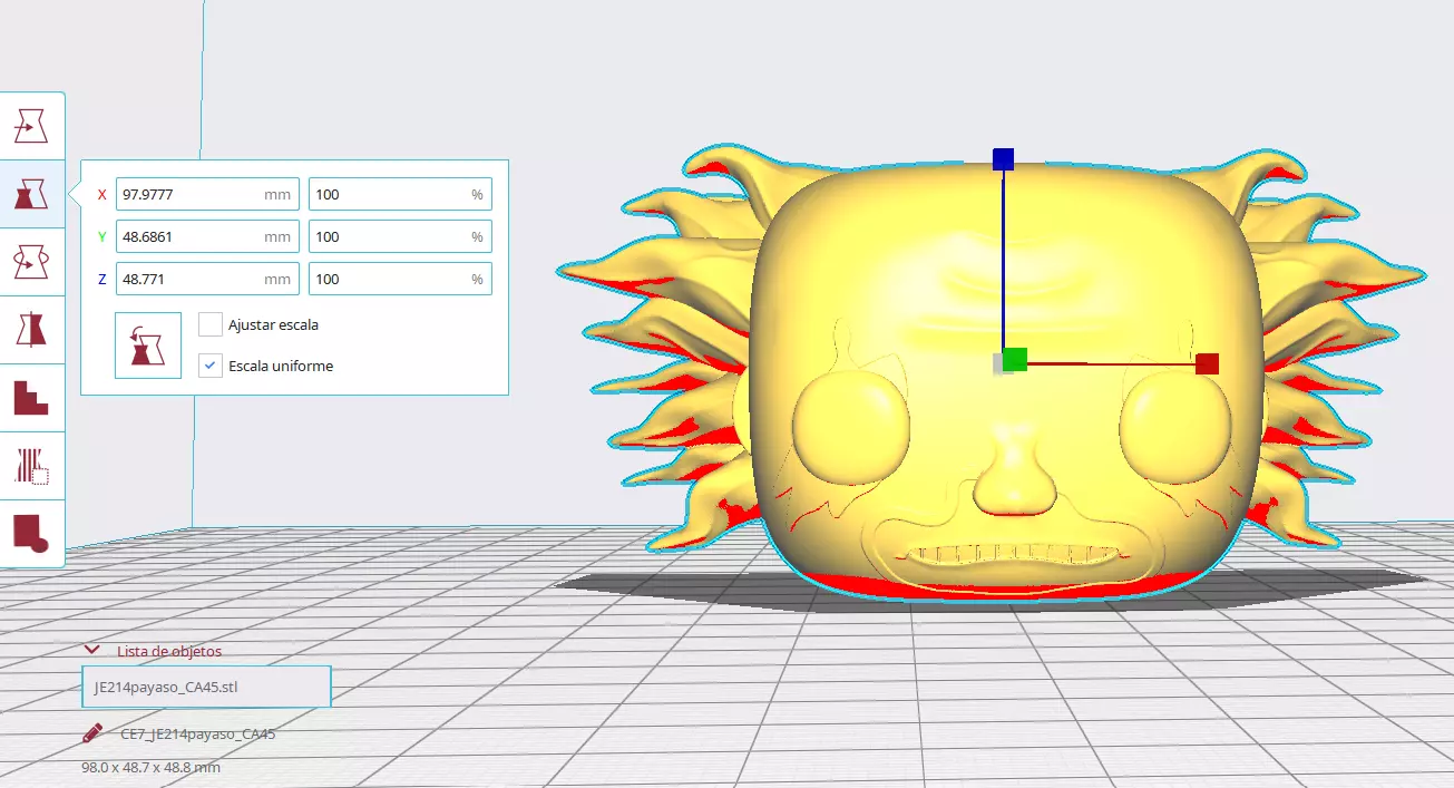 Payaso normal dbd 3D print model_0