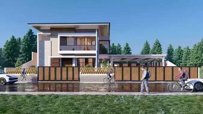 tropical modern minimalist house 