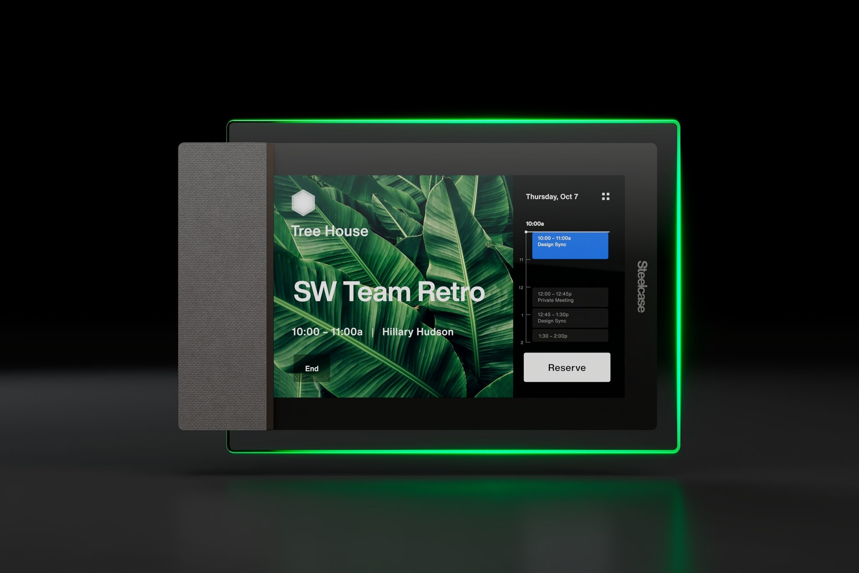 Meeting Room Scheduling System - RoomWizard by Steelcase Low-poly 3D model_2