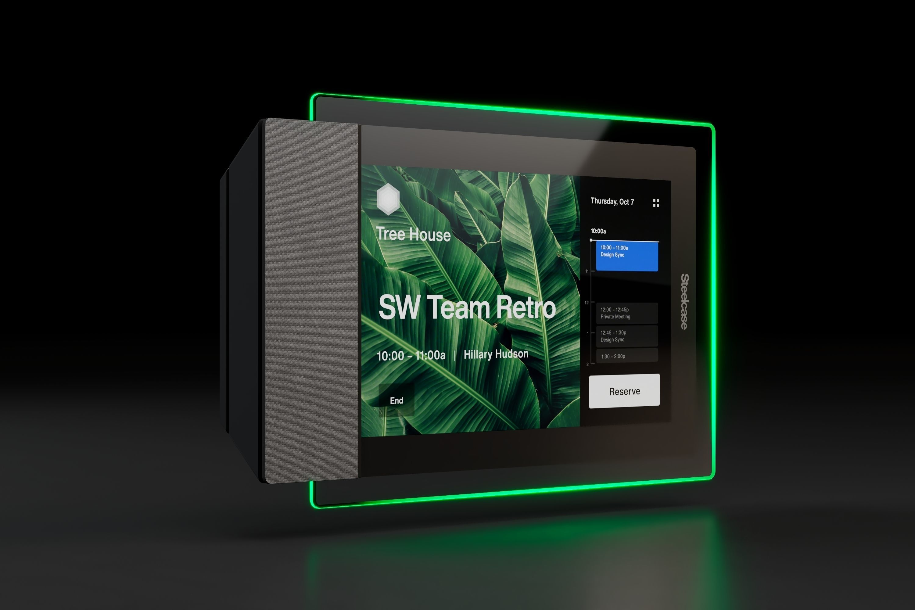 Meeting Room Scheduling System - RoomWizard by Steelcase Low-poly 3D model_1