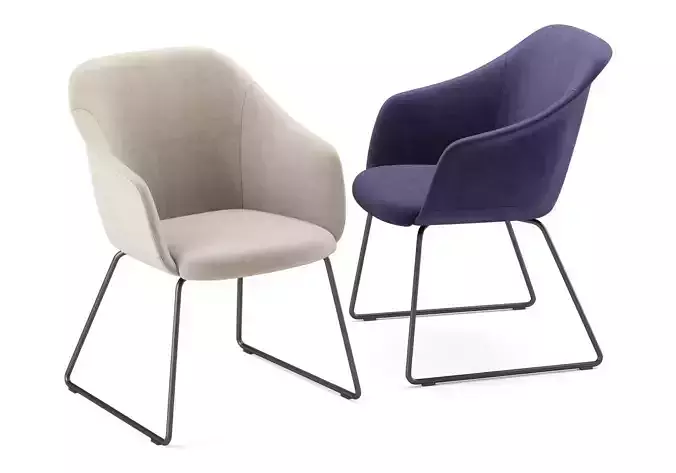 Potocco Lyz 918 Psli Chair 3D model