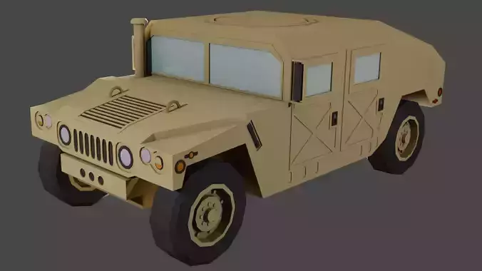 Humvee military vehicle