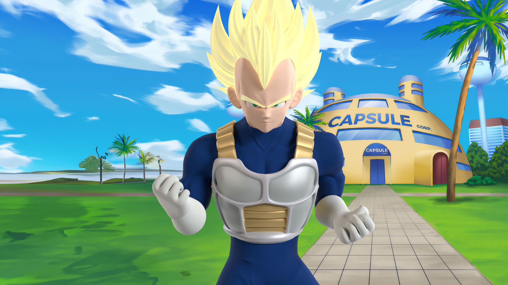 Vegeta - Dragonball Z 3D model rigged | CGTrader