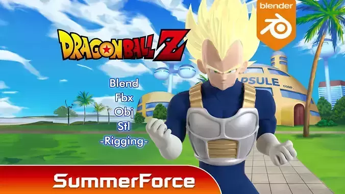 Vegeta - Dragonball Z 3D model
