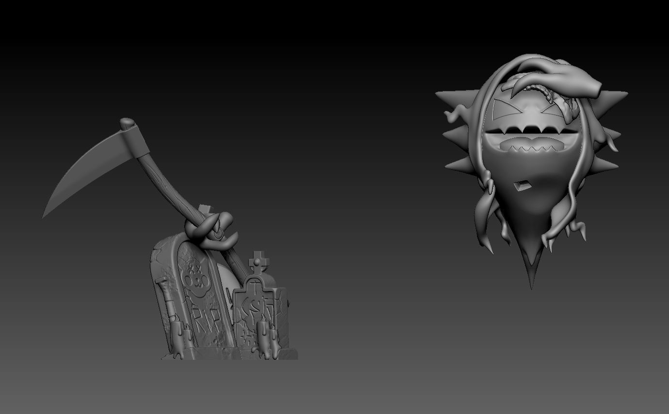 pokemon haunter halloween  3D print model_10