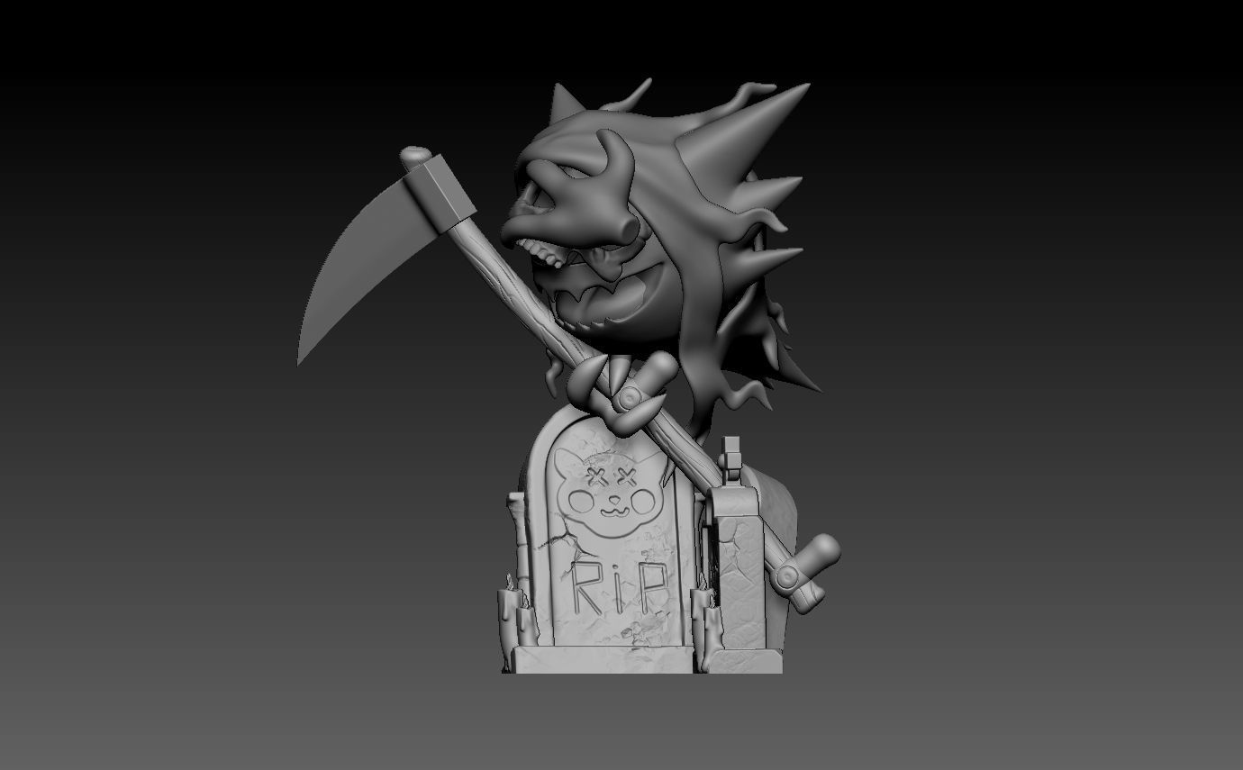 pokemon haunter halloween  3D print model_8