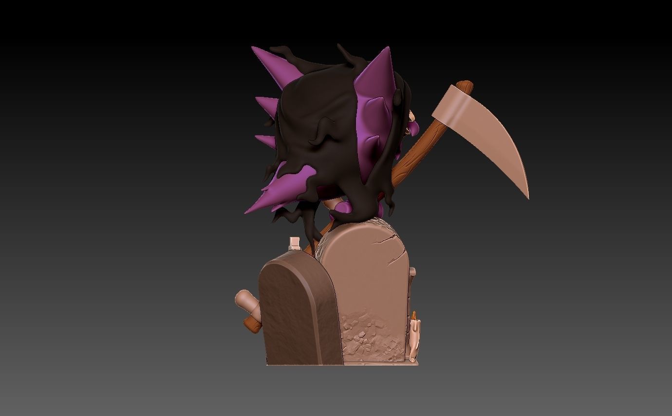 pokemon haunter halloween  3D print model_5