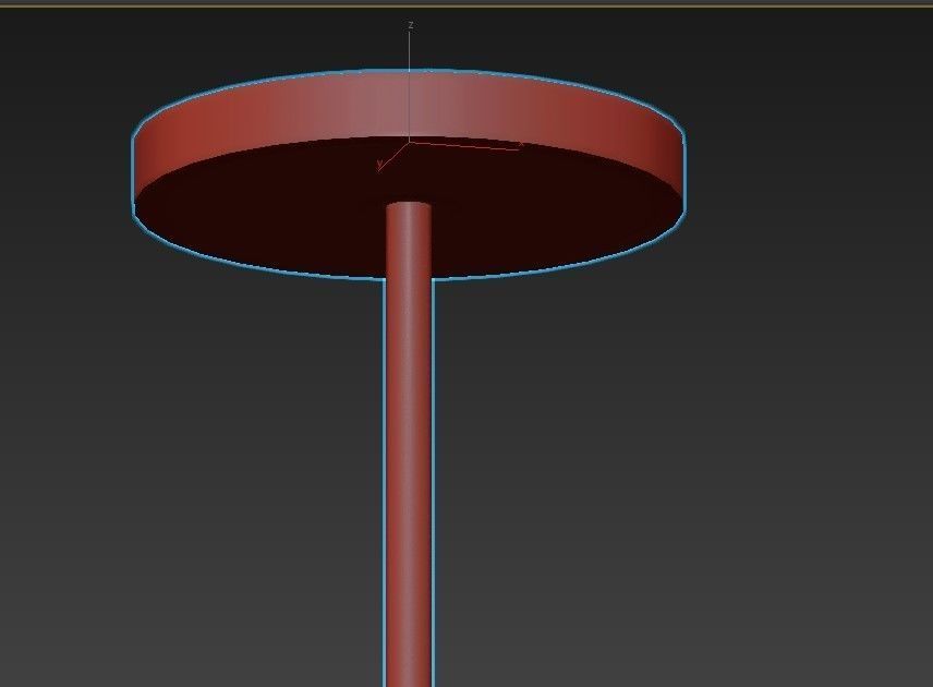 OXFORD gold pendant light with glass globe 3D model_5