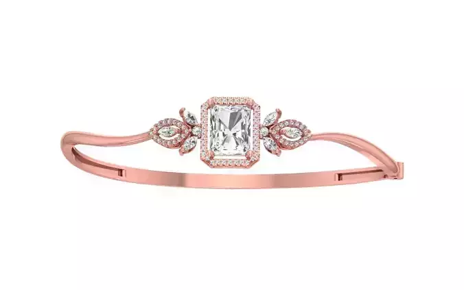 Women Bracelet 3dm STL OBJ FBX Renders details