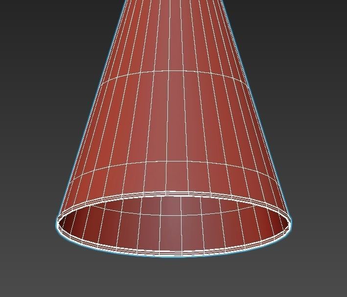 PENDANTS pendant light with gold accents 3D model_4
