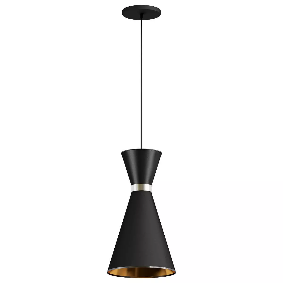 PENDANTS pendant light with gold accents 3D model_0