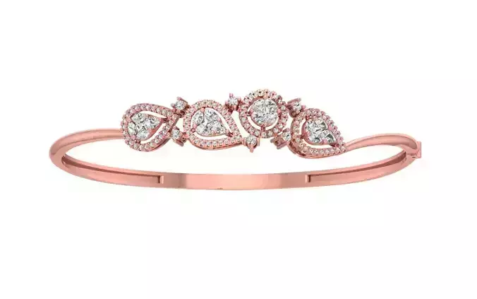 Women Bracelet 3dm STL OBJ FBX Renders details