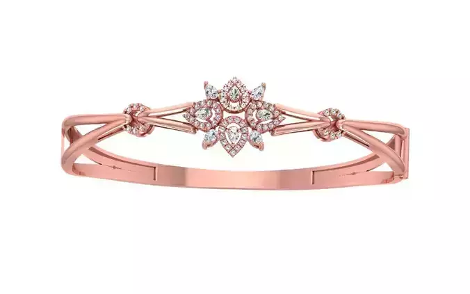 Women Bracelet 3dm STL OBJ FBX Renders details