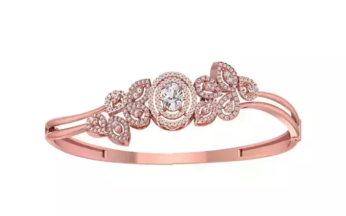 Women Bracelet 3dm STL OBJ FBX Renders details