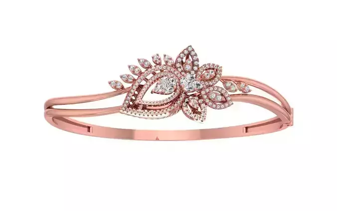 Women Bracelet 3dm STL OBJ FBX Renders details