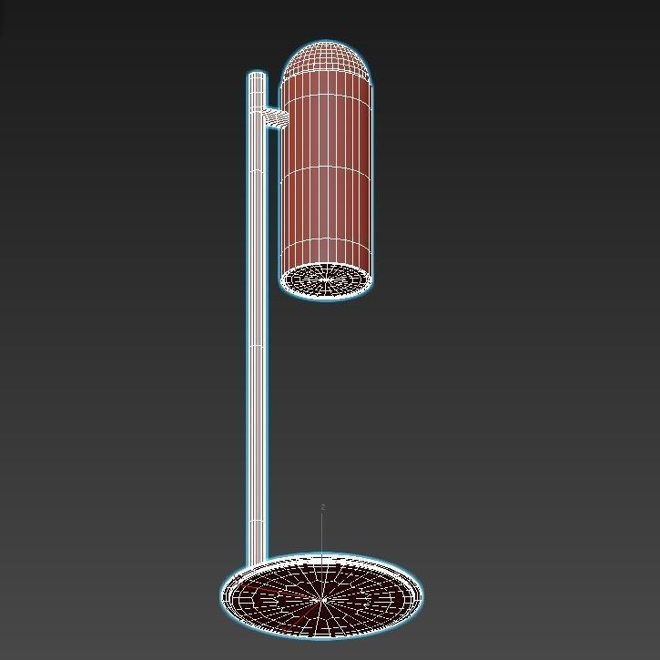 HYBRID table lamp with ball on top 3D model_3