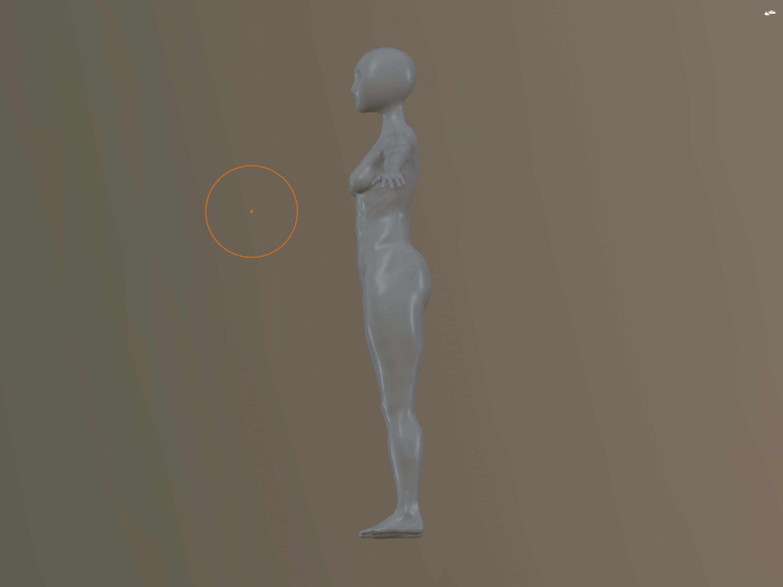 Female Model Free 3D model_1