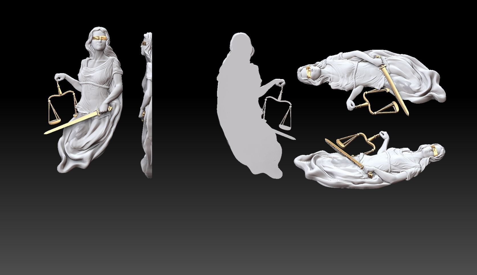 lybra zodiac Jewelry pendant 2022 3D print model 3D print model_9