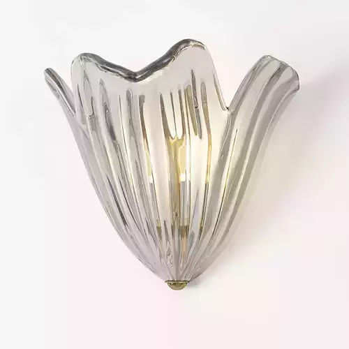 Barovier and Toso Mid Century Translucent Anemone Sconce 3D model