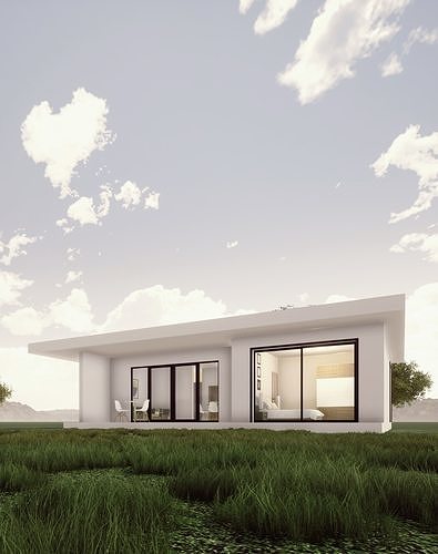 Bungalow model 02 3D model