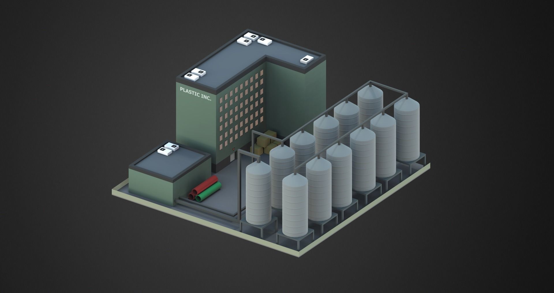 Low Poly City Pack Low-poly 3D model_51