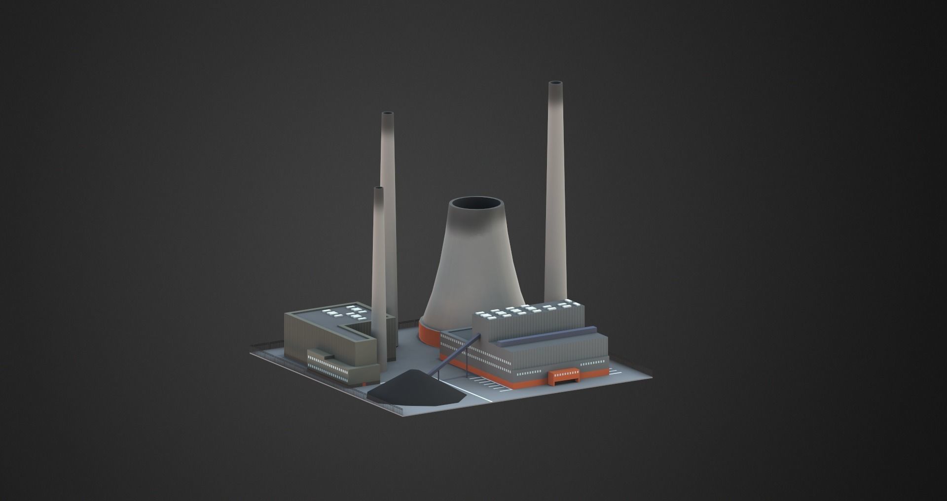 Low Poly City Pack Low-poly 3D model_50