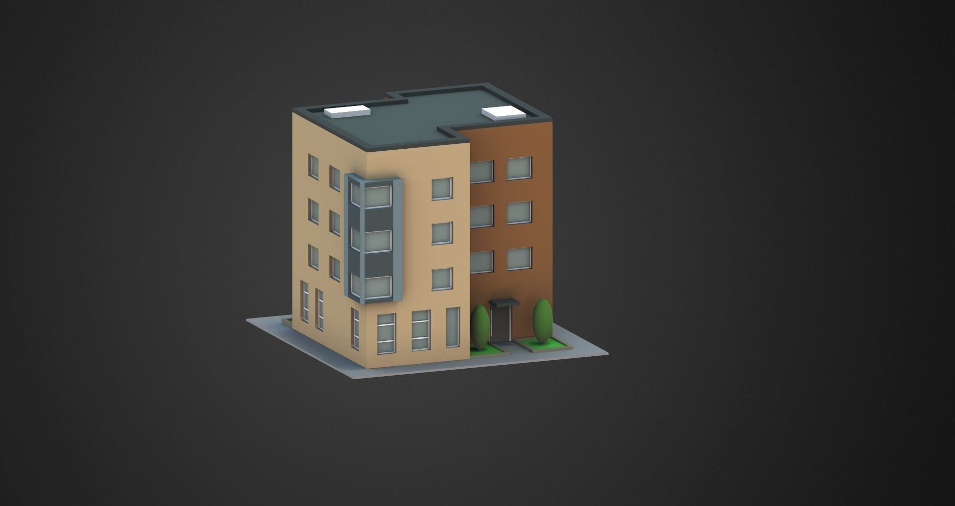 Low Poly City Pack Low-poly 3D model_37