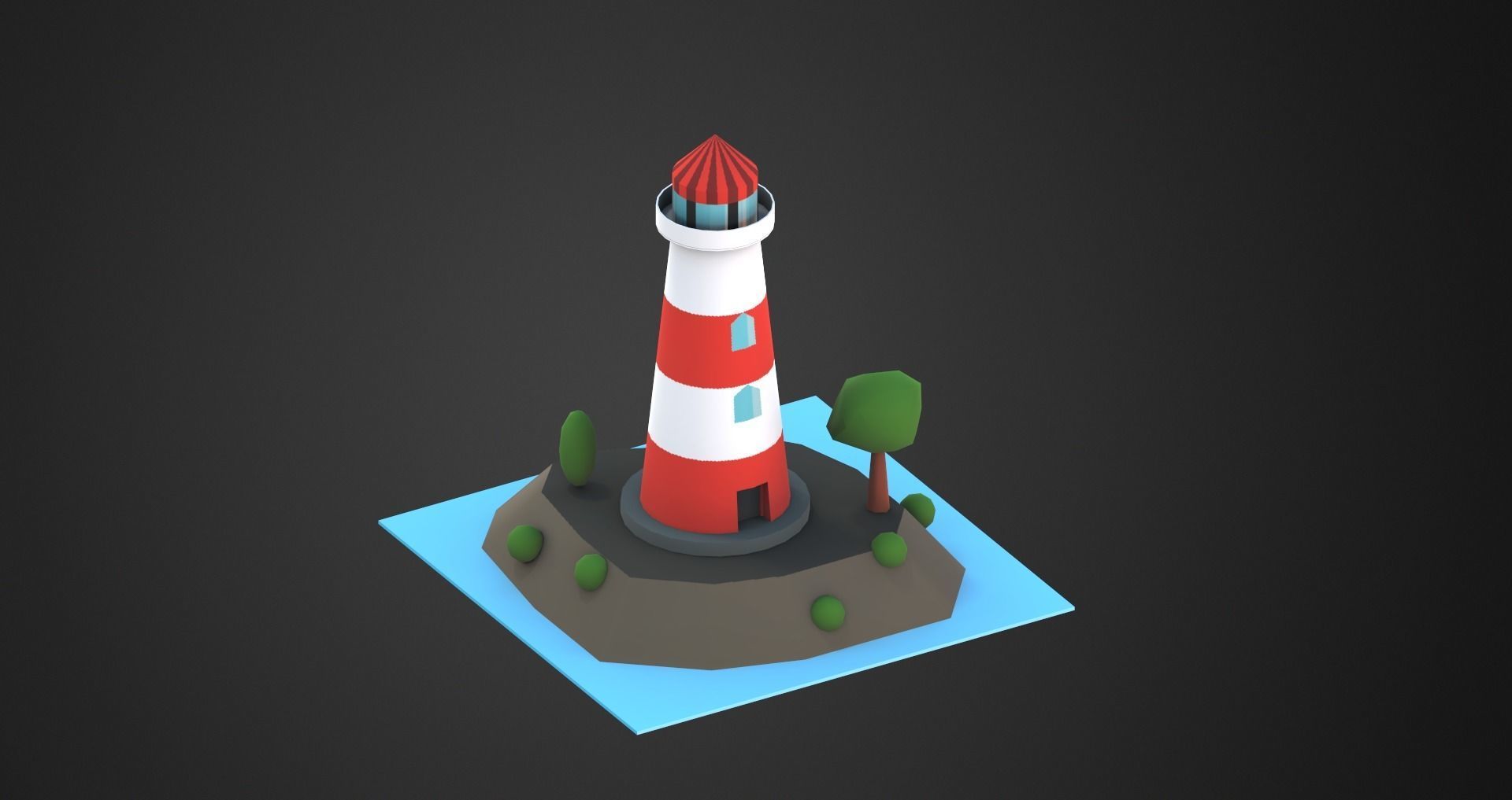 Low Poly City Pack Low-poly 3D model_73