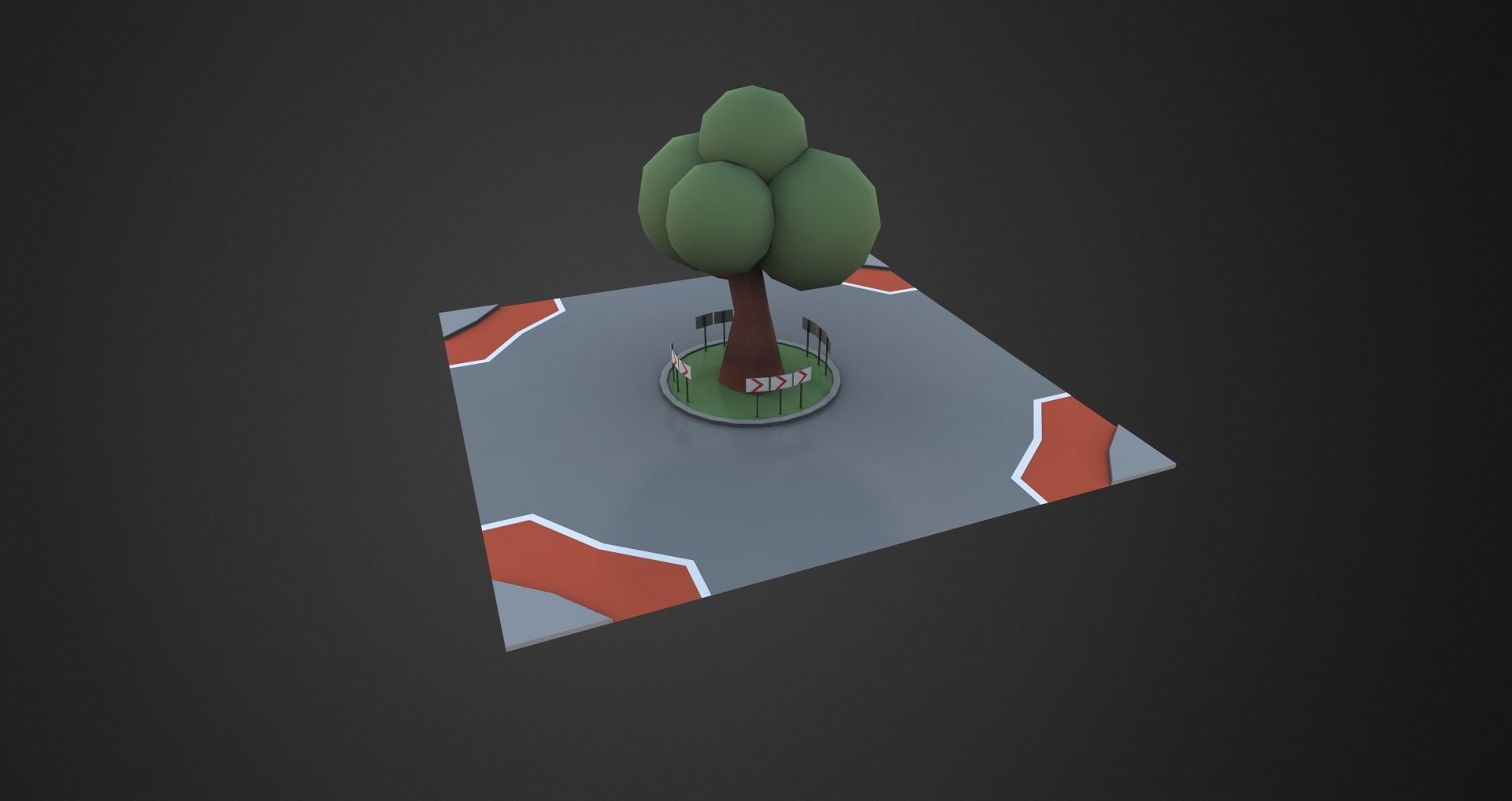 Low Poly City Pack Low-poly 3D model_83