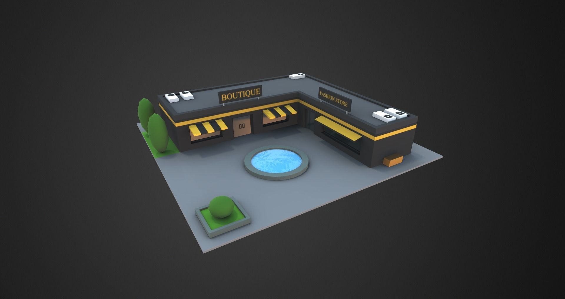 Low Poly City Pack Low-poly 3D model_86
