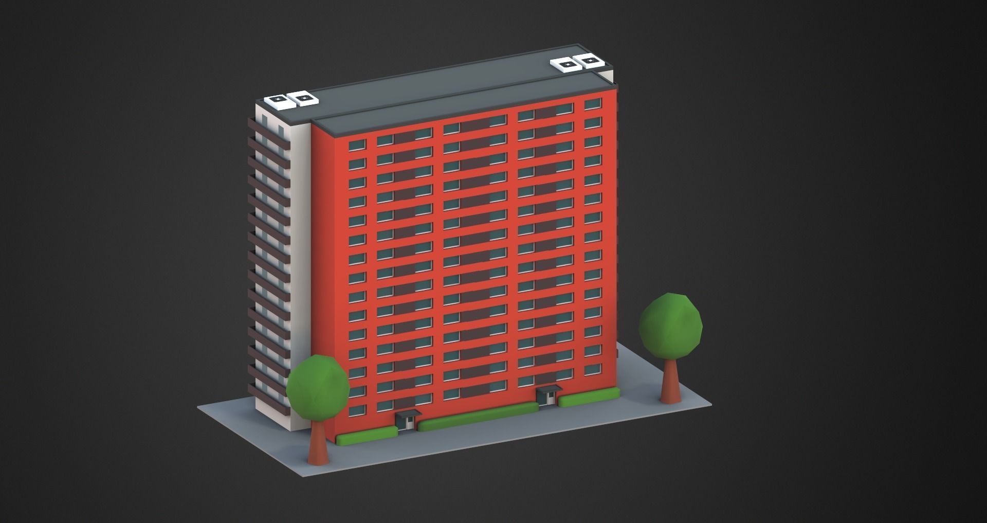 Low Poly City Pack Low-poly 3D model_39