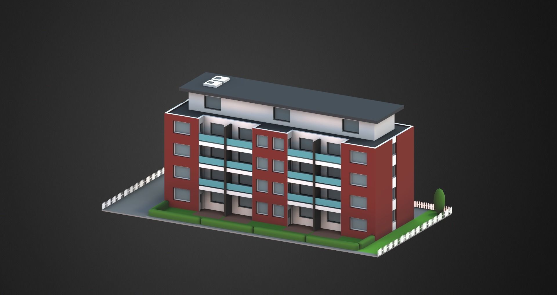 Low Poly City Pack Low-poly 3D model_38