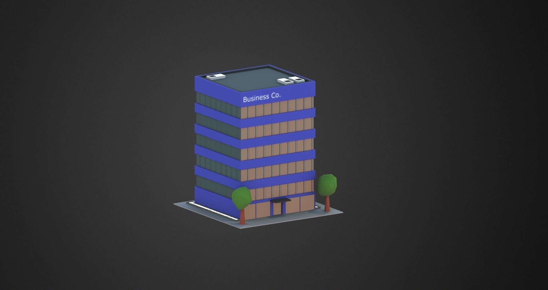 Low Poly City Pack Low-poly 3D model_55