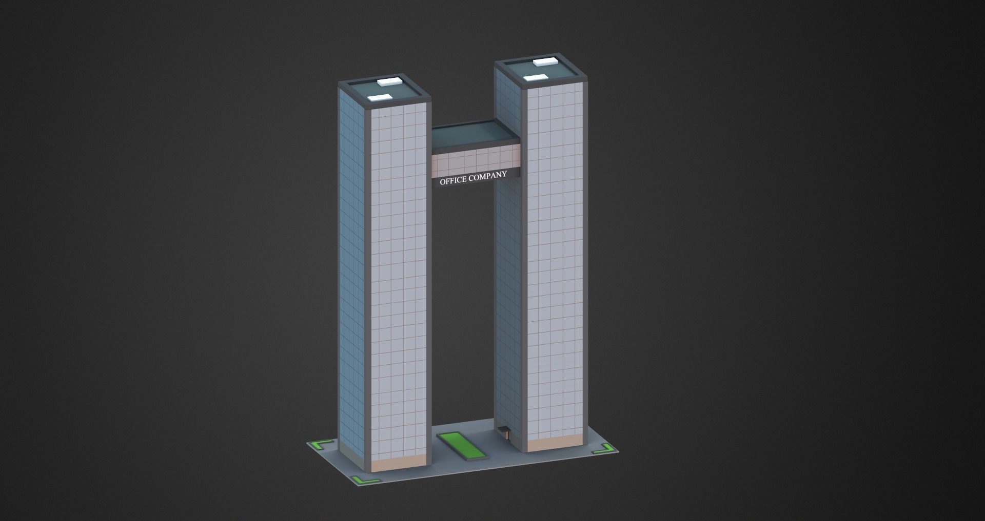 Low Poly City Pack Low-poly 3D model_58