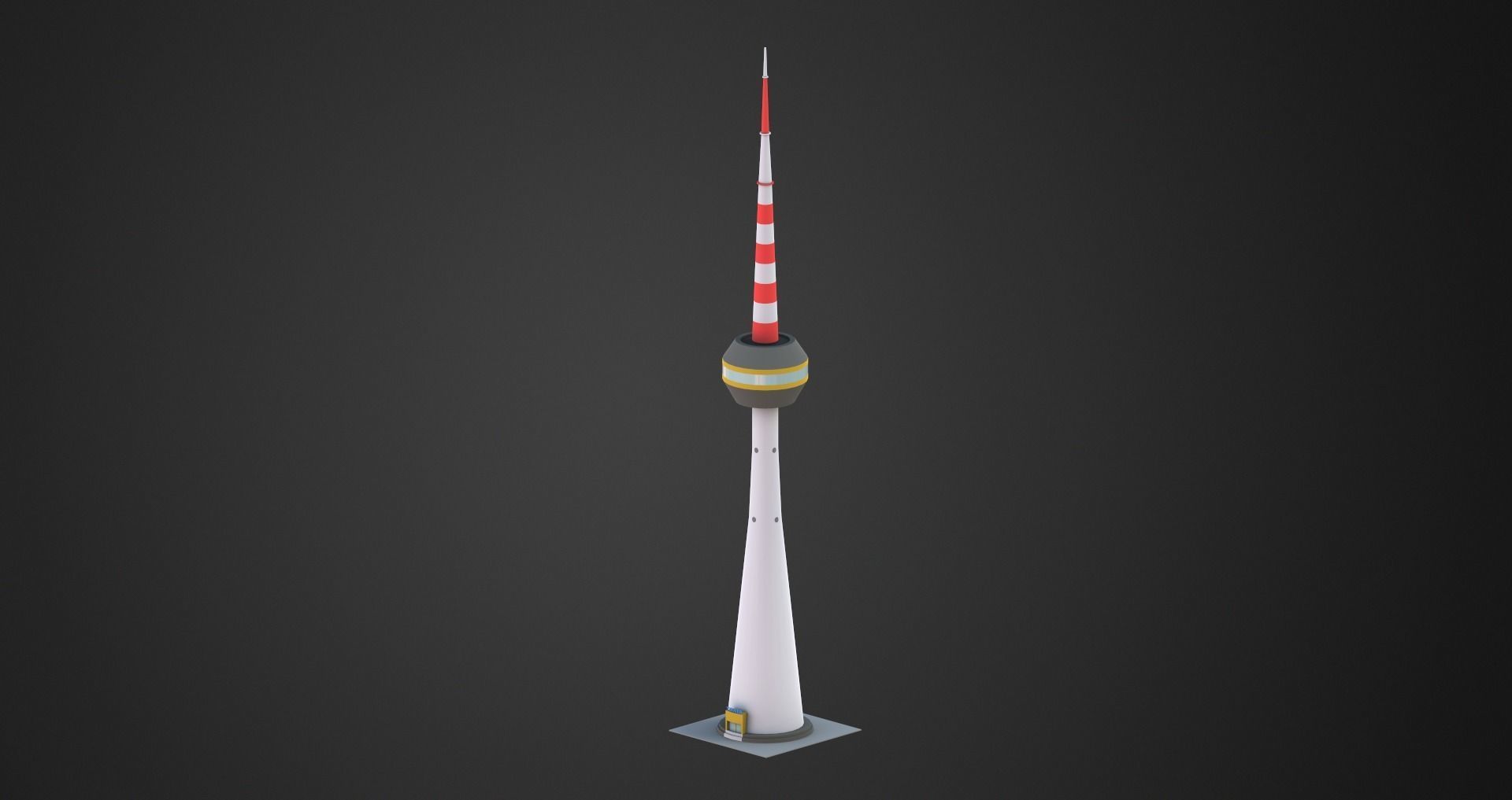 Low Poly City Pack Low-poly 3D model_98