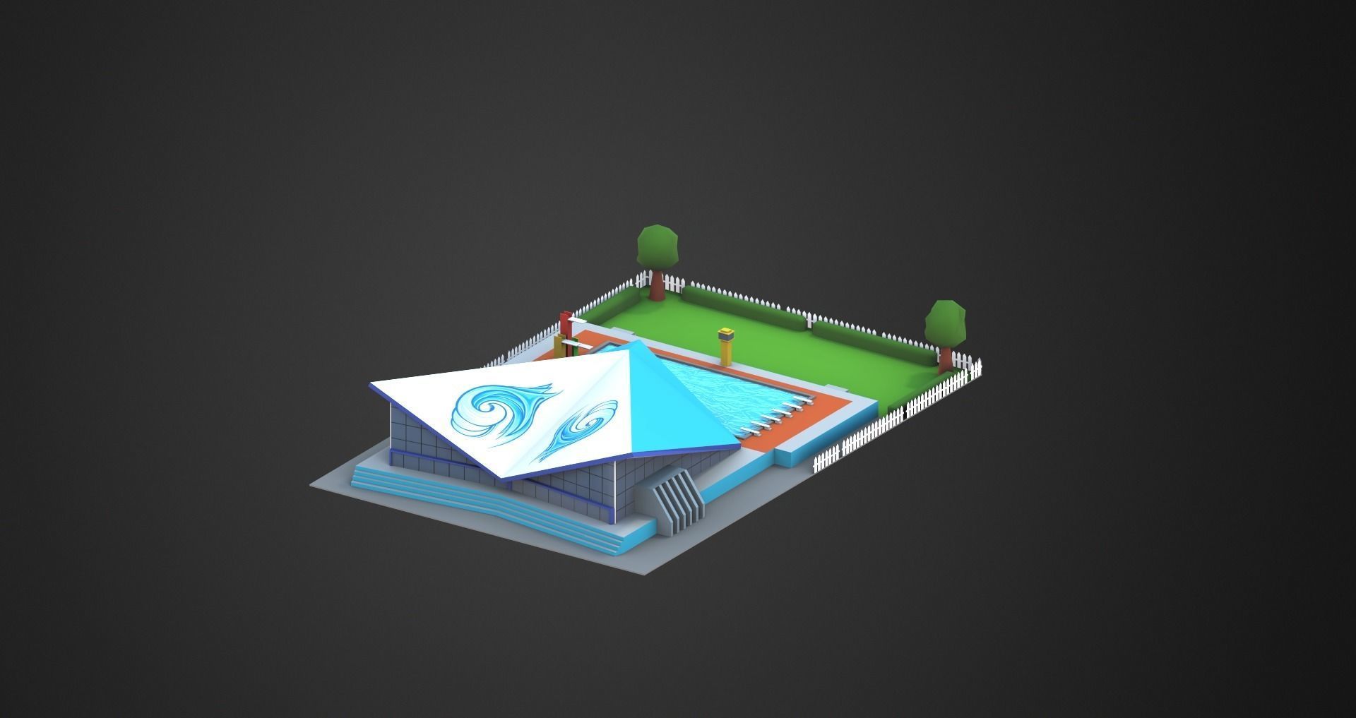 Low Poly City Pack Low-poly 3D model_14