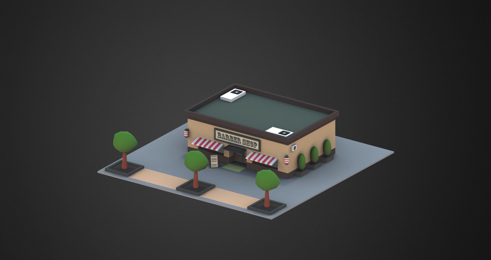 Low Poly City Pack Low-poly 3D model_85