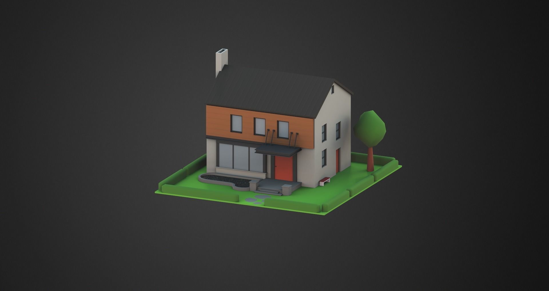 Low Poly City Pack Low-poly 3D model_47