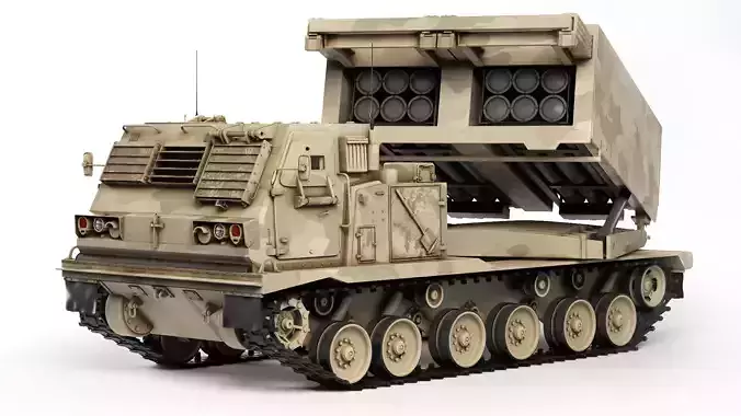 MLRS M270 A1 1998 3D model