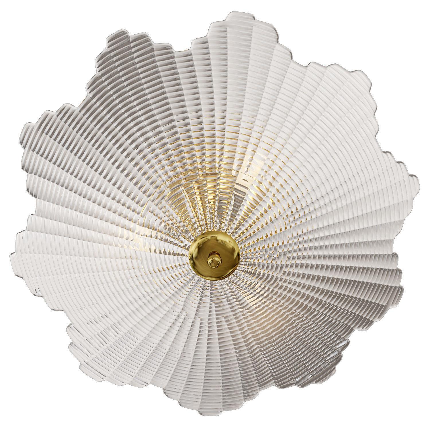 Mini Venetian Star Shaped Ceiling Fixture Contemporary 3D model_1