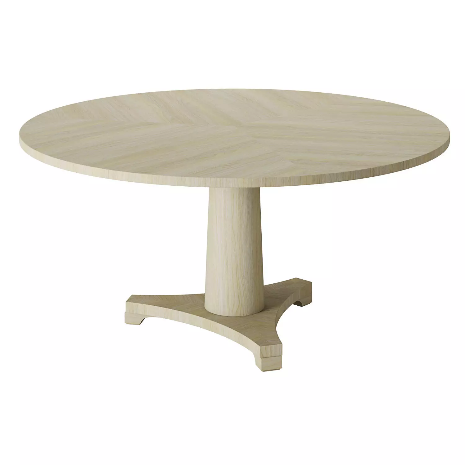 New Classics Cylinder dining table Low-poly 3D model_0