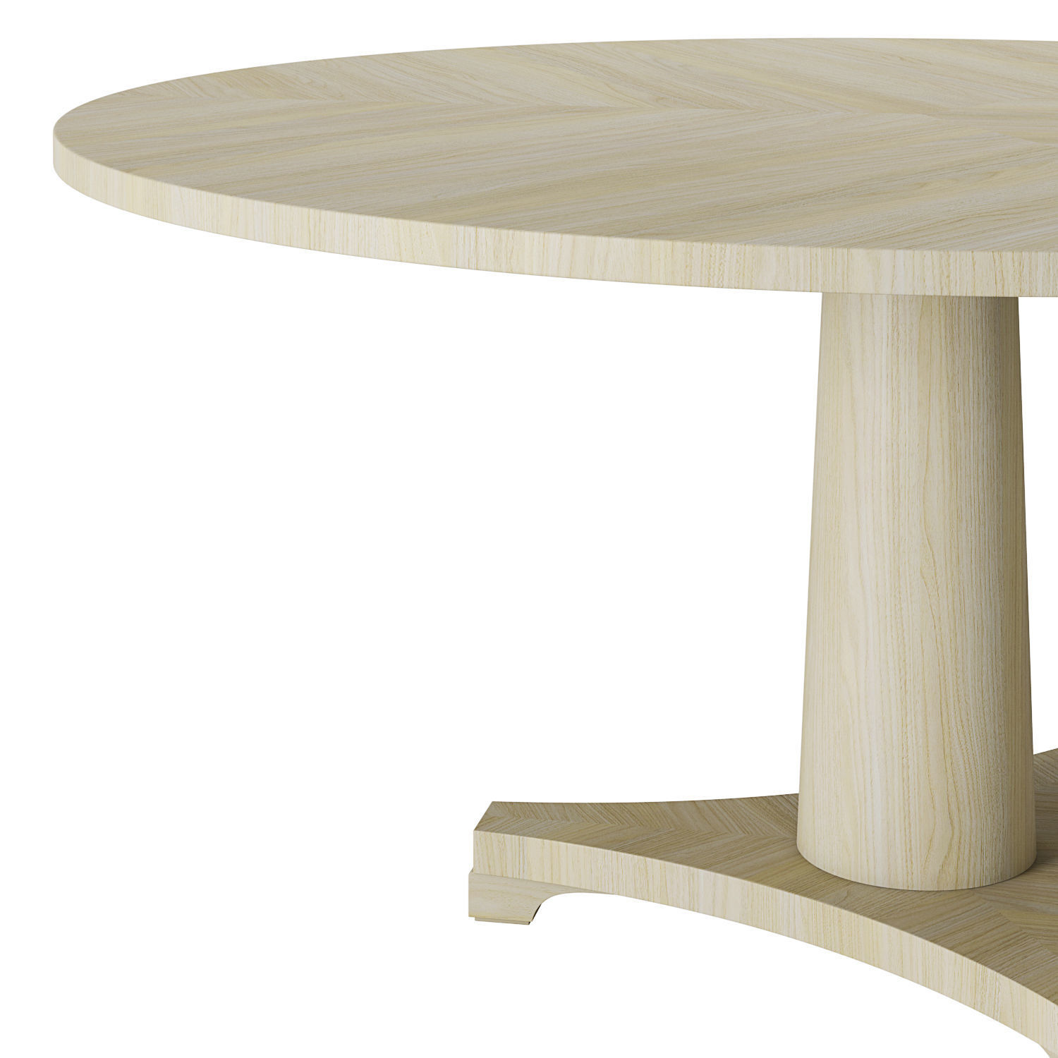 New Classics Cylinder dining table Low-poly 3D model_1