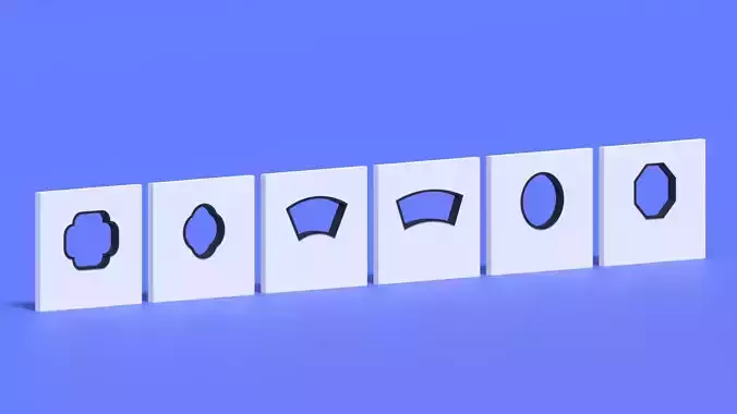 Cartoon Chinese Garden Window