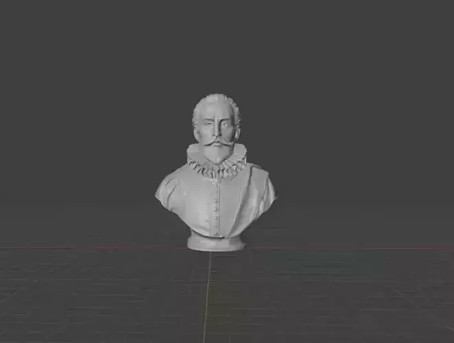 Miguel de Cervantes 3D print model